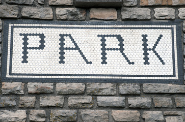 Park Sign