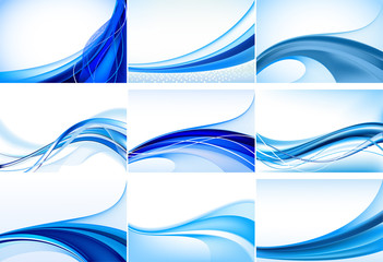 Abstract vector background set