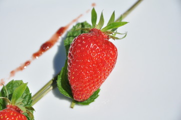 brochette de fraises