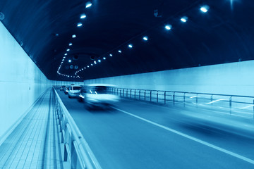 Urban night traffics view. Focus on the road. .