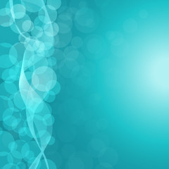 Abstract Turquoise background. Vector.