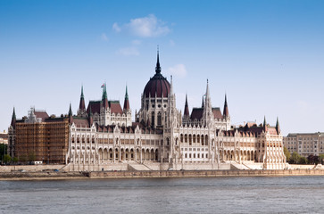 Fototapeta na wymiar Parliament (Hungary-Budapest)