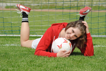 Fußballspielerin