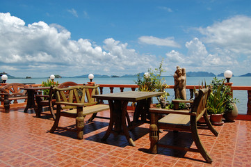 Beachfront restaurant