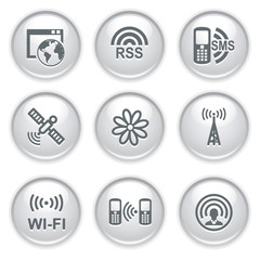 Gray web buttons 30