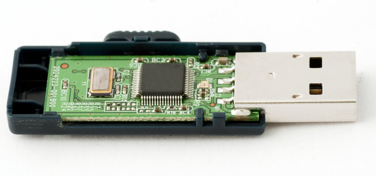 USB sticks, pendrive disassembled