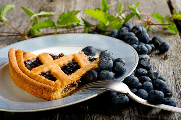 blueberry cake - crostata di mirtilli