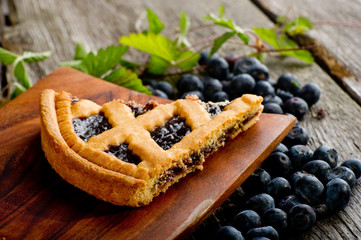 blueberry cake - crostata di mirtilli
