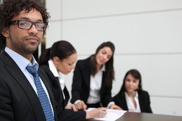 Portrait d'un homme d'affaires