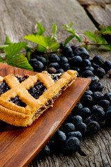 blueberry cake - crostata di mirtilli