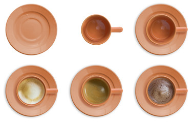 Coffee cup set