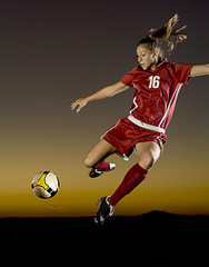 Soccer at Dusk