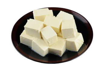 Plate of tofu