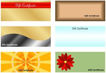 Set of Gift Certificates