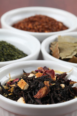 Tea collection - focus on flavored black tea