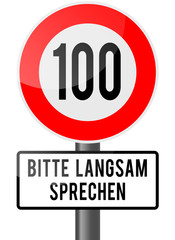 100 Jahre - bitte langsam sprechen