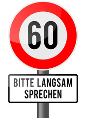 60 Jahre - Bitte langsam sprechen