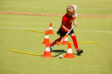 Obraz premium Field hockey competition
