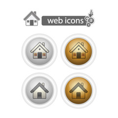 round web icons-home