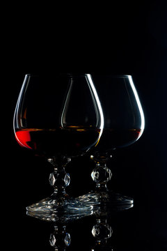 Brandy and glass