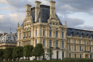 Fototapeta na wymiar Louvre Art Museum in Paris, France, Europe