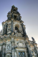 Fototapeta na wymiar Dresden - Hofkirche / Kathedrale
