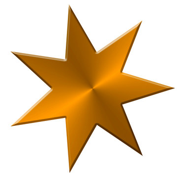 Stern orange "metall"
