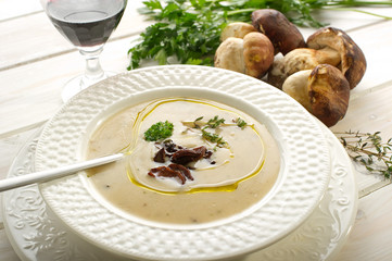 cep soupe- crema di funghi porcini