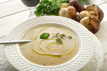 cep soupe- crema di funghi porcini