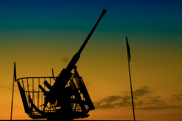 Port D'arromanches Batterie anti A&eacute;rienne
