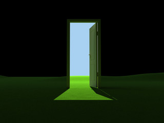 Open door