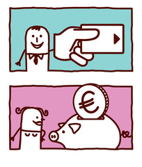 credit card & moneybox