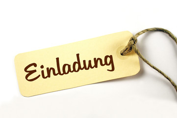 Einladung...