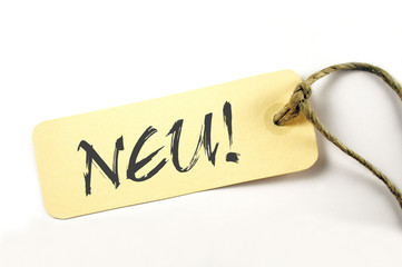 Neuheit Ankündigung