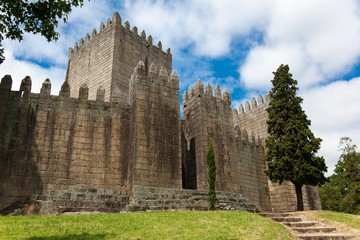 Fototapeta na wymiar Guimaraes Castle, Portugalia