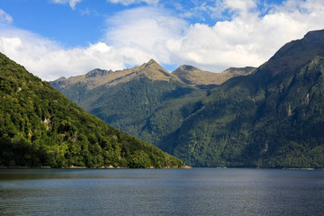 Obraz premium Doubtful Sound Landscape in New Zealand