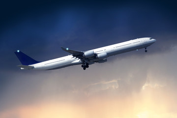 Obraz premium Flugzeug - Business - Logistik