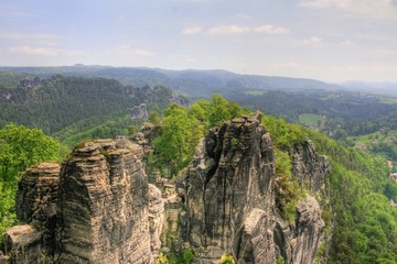 Fototapeta premium Elbsandsteingebirge / Sächsische Schweiz