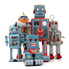 Fototapeta premium Robots gang