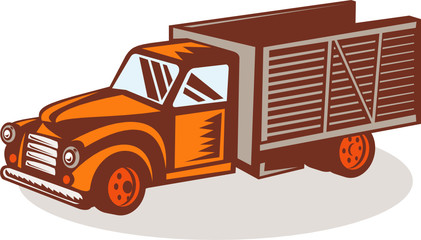 Vintage delivery pick-up truck