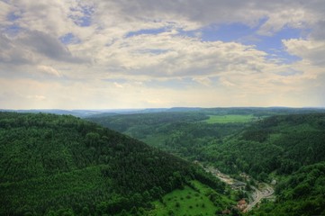 Fototapeta na wymiar Elbe Sandstone Mountains - Twierdza Königstein