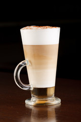 Coffee Latte in a glass