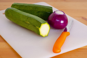 cipolle e zucchine