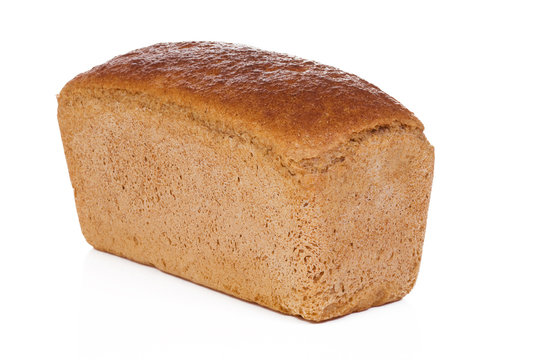 isolated loaf of bread