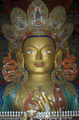 Maitreya, the Future Buddha, Tiksey, Ladakh, India