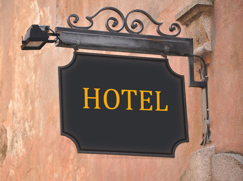 hotel schild