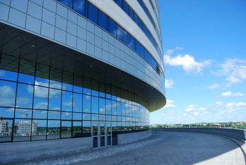 Input in modern office building