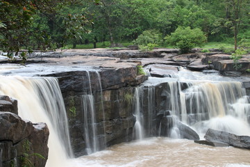 Obraz premium Tad Ton Waterfall, Muang Chaiyaphum, North-East of Thailand