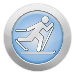 Light Colored Icon "Nordic Skiing"