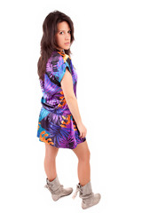 Beautiful woman posing